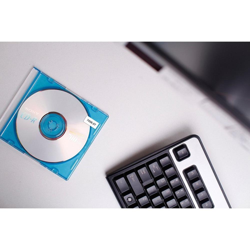 DYMO - LW etiquetas auténticas multiusos pequeñas / 13 mm × 25 mm / rollo de 1000 etiquetas con reverso fácil de retirar / autoa