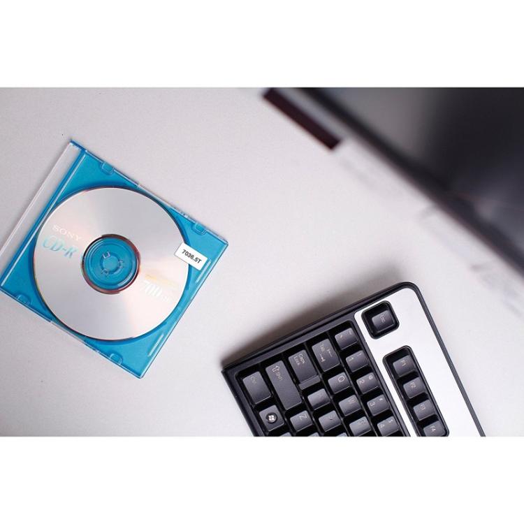 DYMO - LW etiquetas auténticas multiusos pequeñas / 13 mm × 25 mm / rollo de 1000 etiquetas con reverso fácil de retirar / autoa