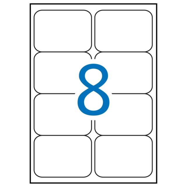 APLI - 02876 etiqueta de impresora Rojo