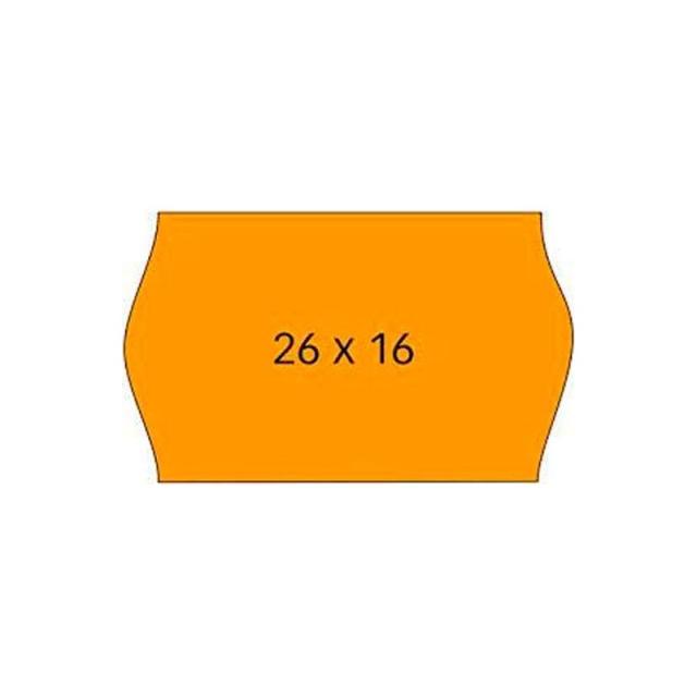 APLI - PACK 6 ROLLOS 1000 ETIQ APLI 26X16 FLUO REM.101719