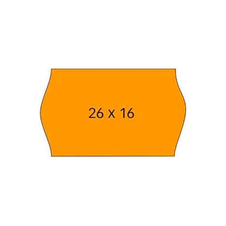 APLI - PACK 6 ROLLOS 1000 ETIQ APLI 26X16 FLUO REM.101719