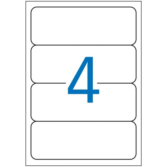 APLI - 01374 etiqueta de impresora Amarillo