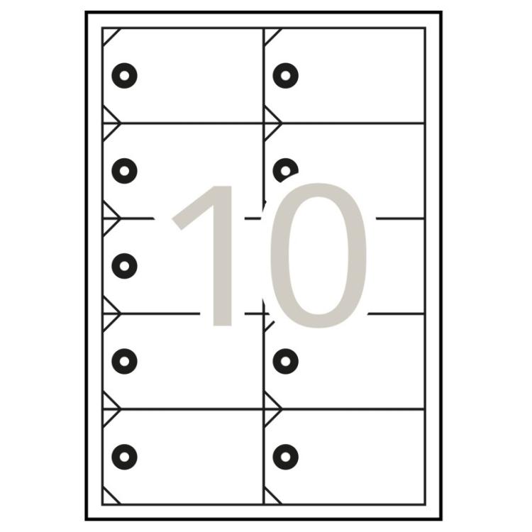 APLI - 10149 etiqueta de impresora Blanco