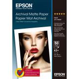 Epson - Archival Matte Paper, DIN A3+, 189 g/m², 50 hojas