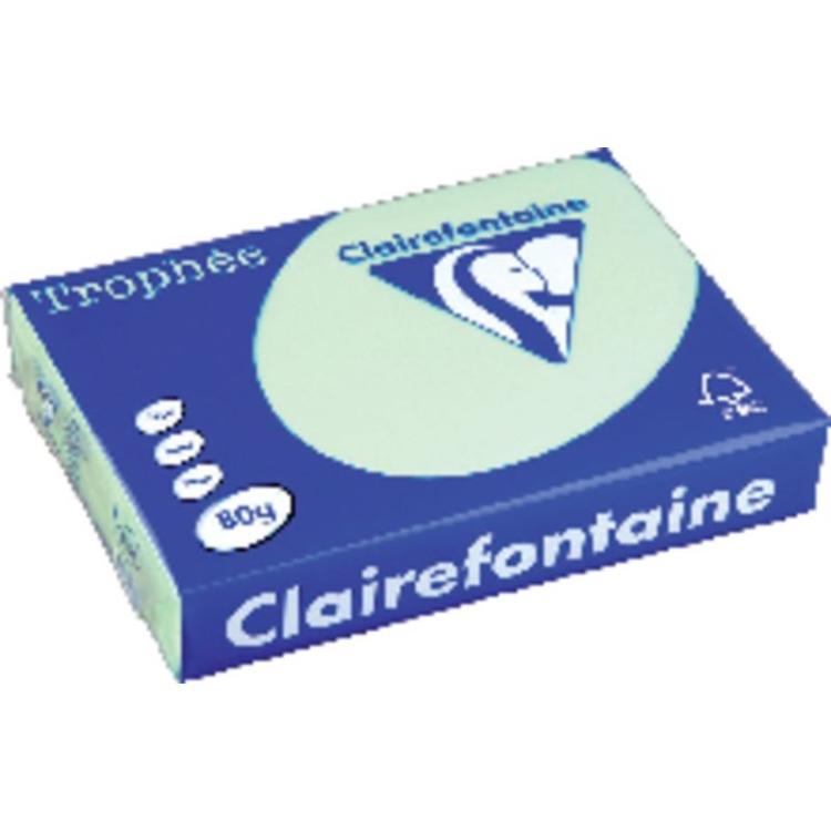 Clairefontaine - Trophée papel para impresora de inyección de tinta A4 (210x297 mm) 500 hojas Verde - 1975C