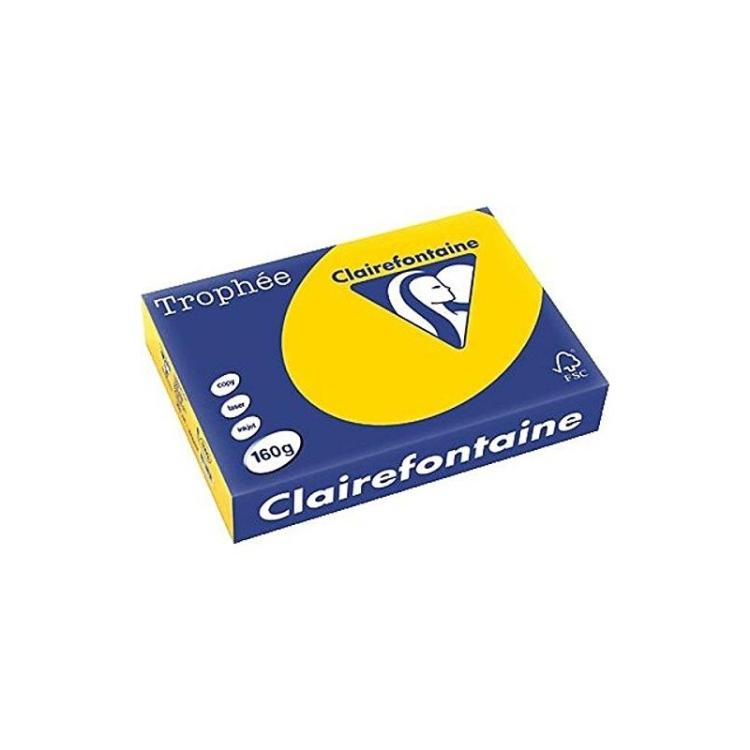 Clairefontaine - 1103C papel para impresora de inyección de tinta A4 (210x297 mm) Mate 250 hojas Amarillo
