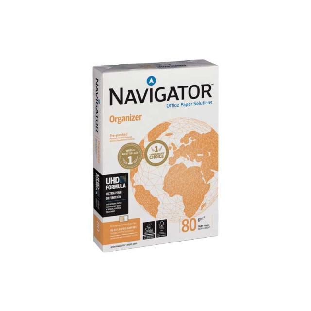 Navigator - C. 5 PAQ. 500H PAP. NAVIGATOR ORGANIZER A4 80G 2T