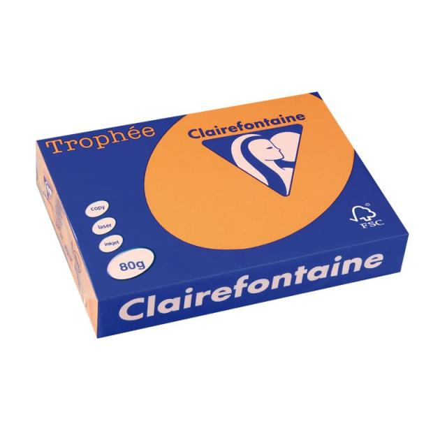 Clairefontaine - 1878C papel para impresora de inyección de tinta A4 (210x297 mm) 500 hojas Naranja