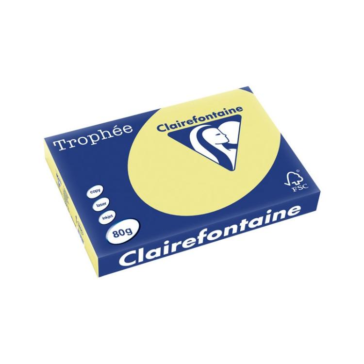 Clairefontaine - Trophée papel para impresora de inyección de tinta A3 (297x420 mm) 500 hojas - 1890C
