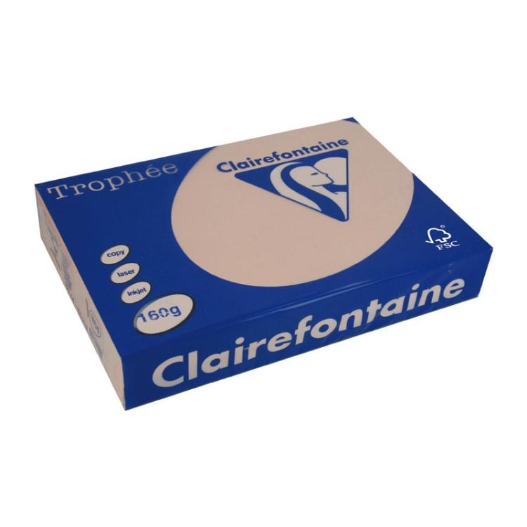 Clairefontaine - Trophée papel para impresora de inyección de tinta A4 (210x297 mm) 250 hojas Rosa claro