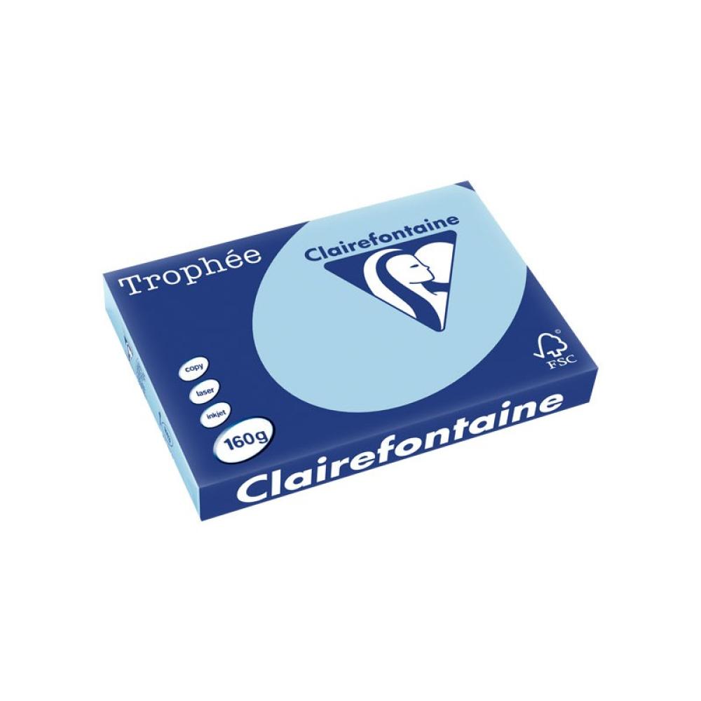 Clairefontaine - Perfocopy papel para impresora de inyección de tinta A3 (297x420 mm) 250 hojas Azul claro
