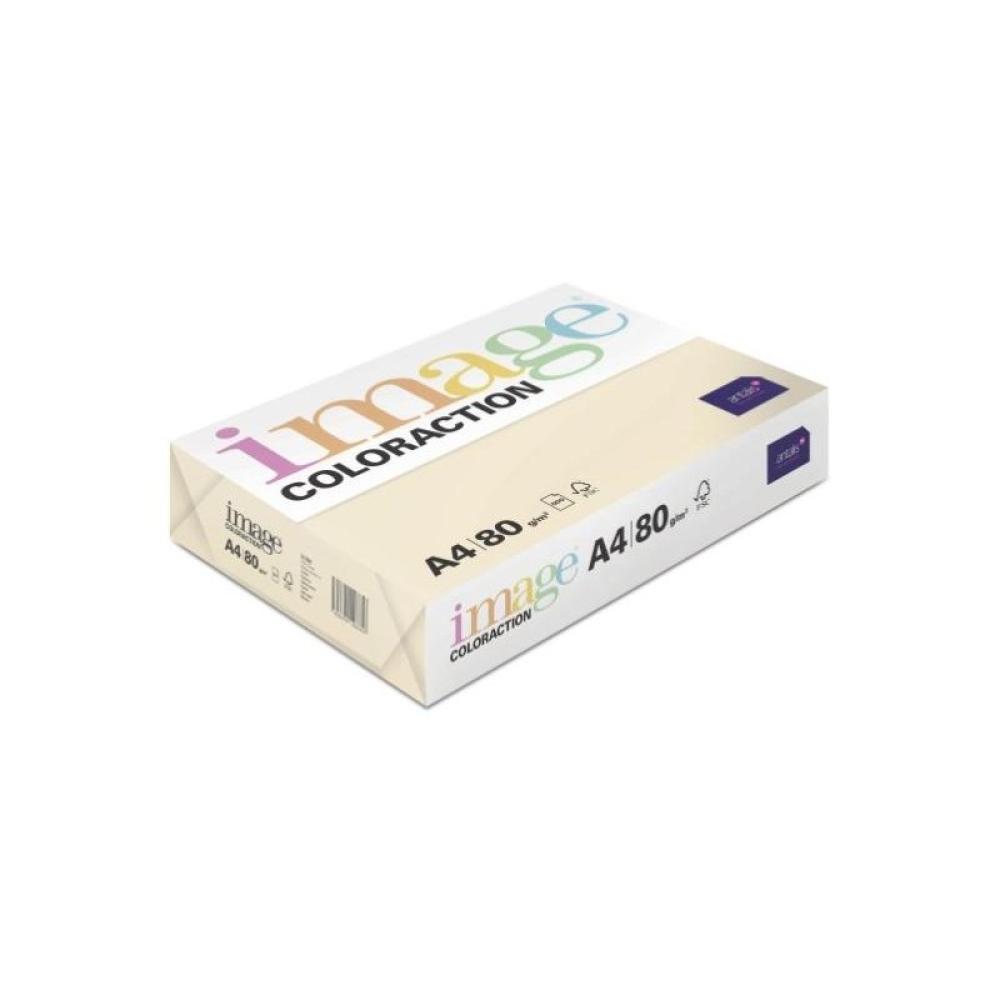 Image - IMAGE COLORACTION PAPEL REPROGRÁFICO DIN A4 80GR PAQUETE 500H DUNE/SALMÓN ARENA -5U-