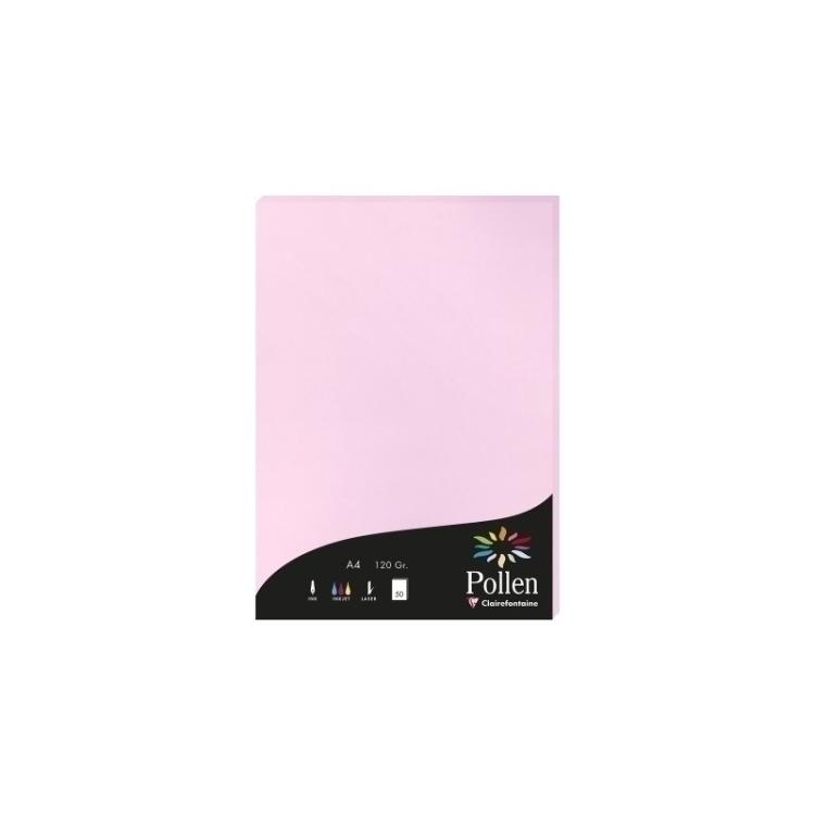 Clairefontaine - PAPEL CLAIREFONTAINE POLLEN A4 50h ROSA