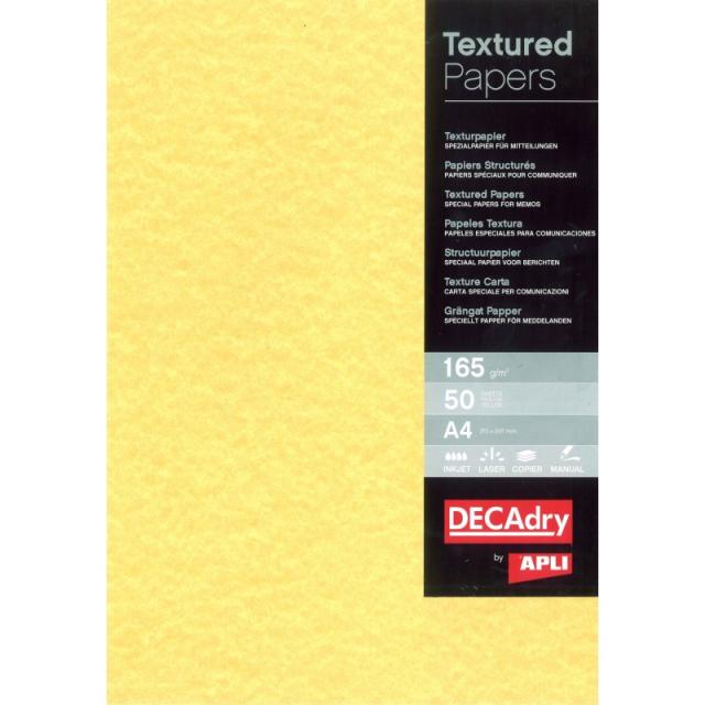 APLI - PCL1676 papel para impresora de inyección de tinta A4 (210x297 mm) 50 hojas Oro