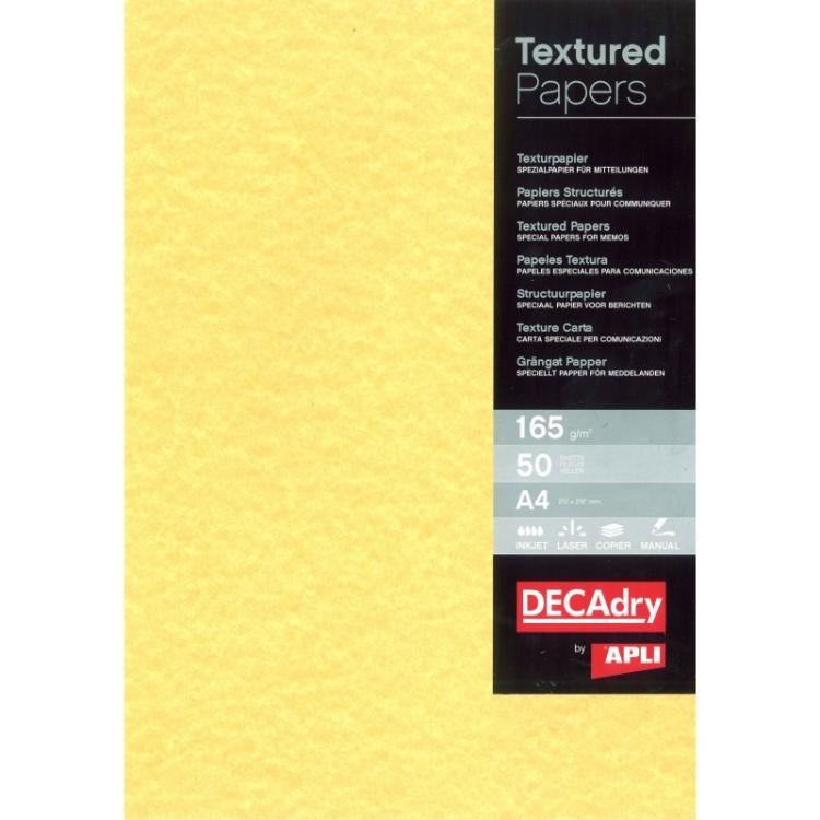 APLI - PCL1676 papel para impresora de inyección de tinta A4 (210x297 mm) 50 hojas Oro