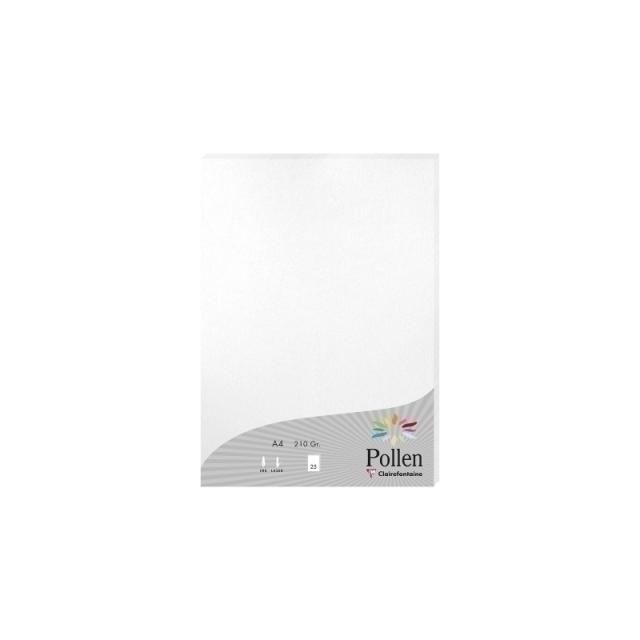 Clairefontaine - PAPEL CLAIREFONTAINE POLLEN A4 25h BLANC