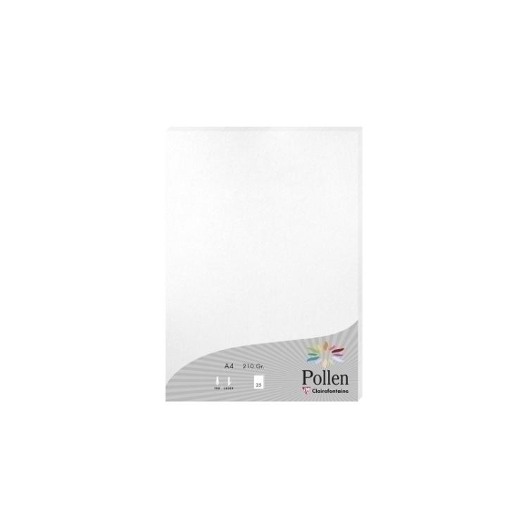 Clairefontaine - PAPEL CLAIREFONTAINE POLLEN A4 25h BLANC