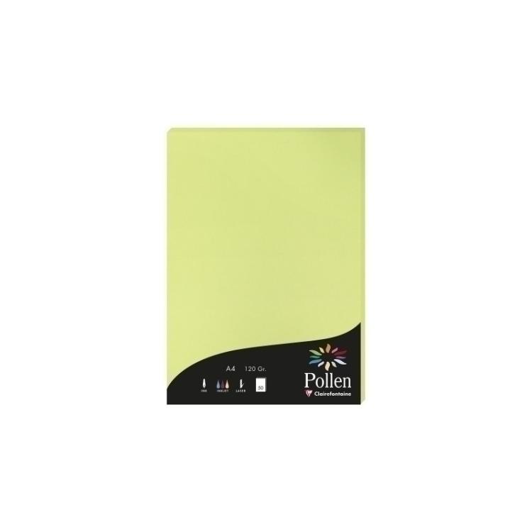 Clairefontaine - PAPEL CLAIREFONTAINE POLLEN A4 50h VERDE