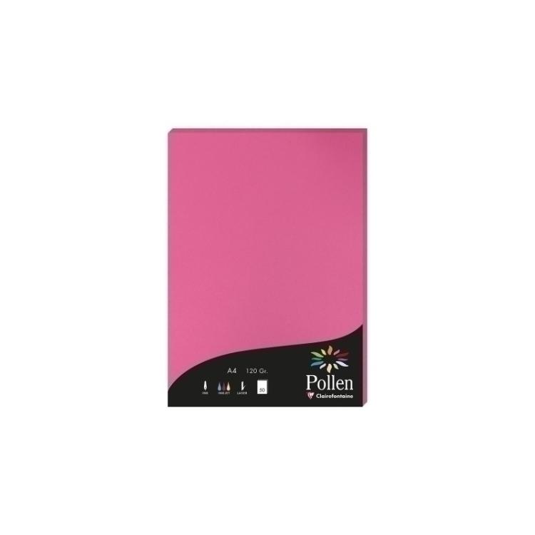 Clairefontaine - PAPEL CLAIREFONTAINE POLLEN A4 50h FUCSI