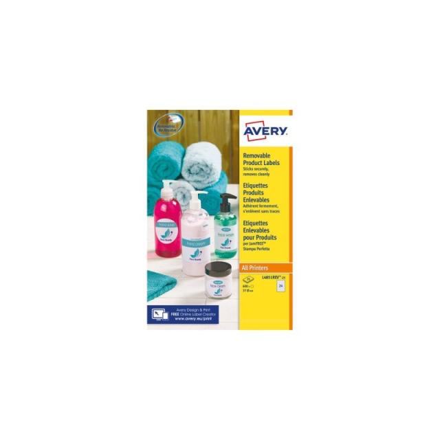 Avery - L4851REV-25 papel para impresora de inyección de tinta A4 (210x297 mm) 25 hojas Blanco