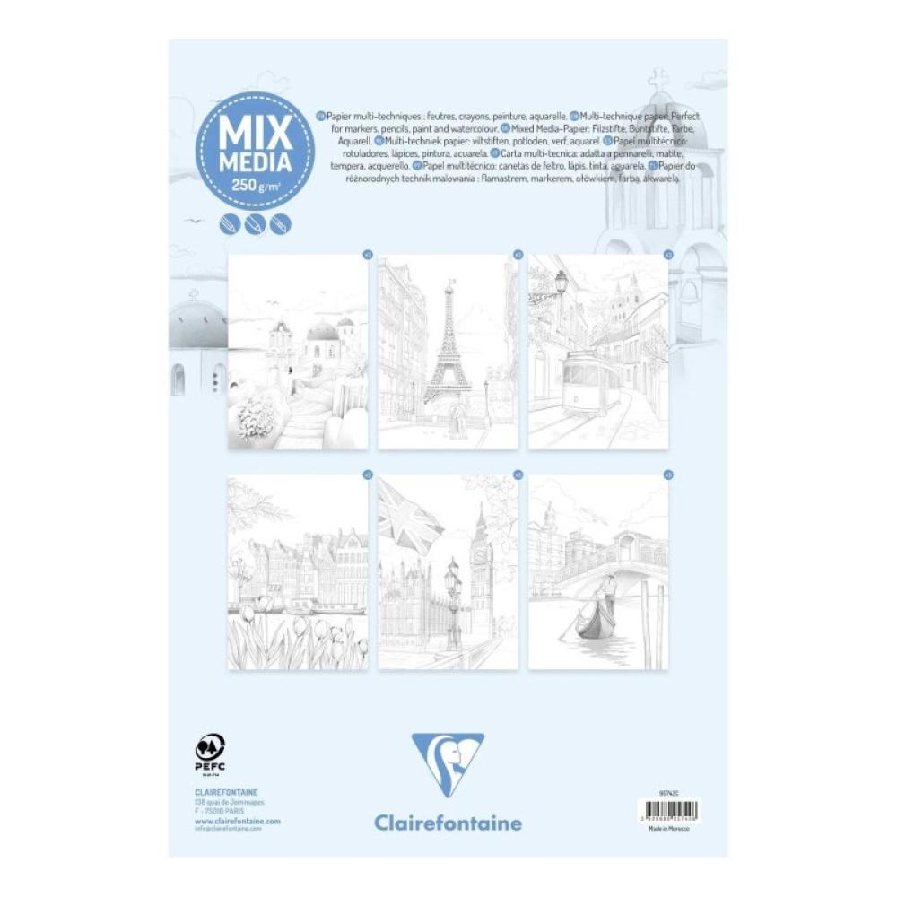 Clairefontaine - 95742C papel para impresora de inyección de tinta A4 (210x297 mm) 20 hojas Blanco