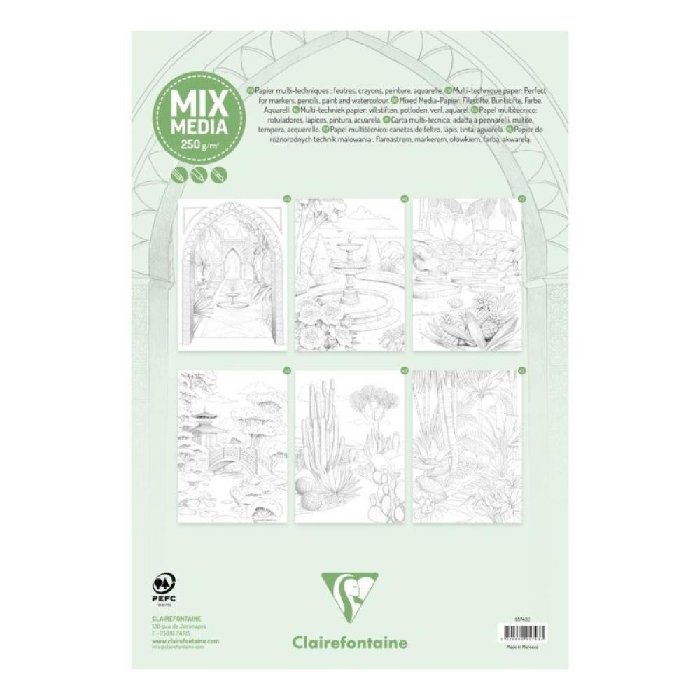 Clairefontaine - 95743C papel para impresora de inyección de tinta A4 (210x297 mm) 20 hojas Blanco