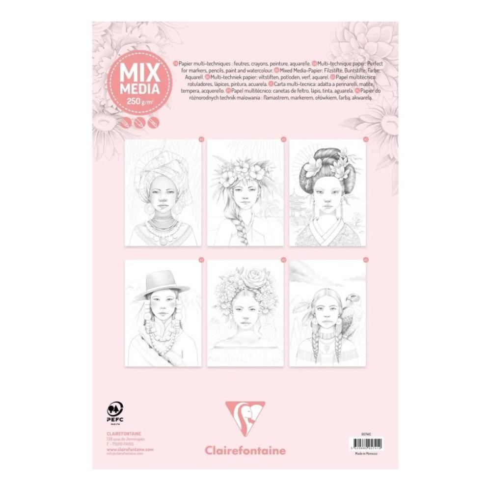 Clairefontaine - 95741C papel para impresora de inyección de tinta A4 (210x297 mm) 20 hojas Blanco