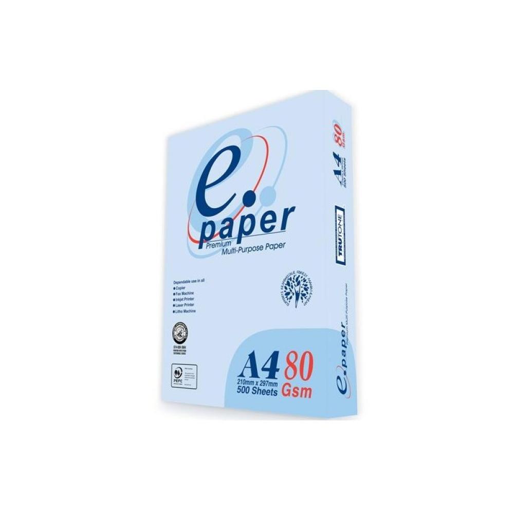 EPAPER MULTIPURPOSE - EPAPER Papel A4 80 g/m² – Caja de 5 paquetes