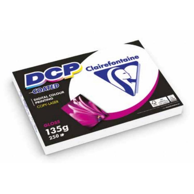 Clairefontaine - 6861C papel para impresora de inyección de tinta A4 (210x297 mm) Brillo 250 hojas Blanco