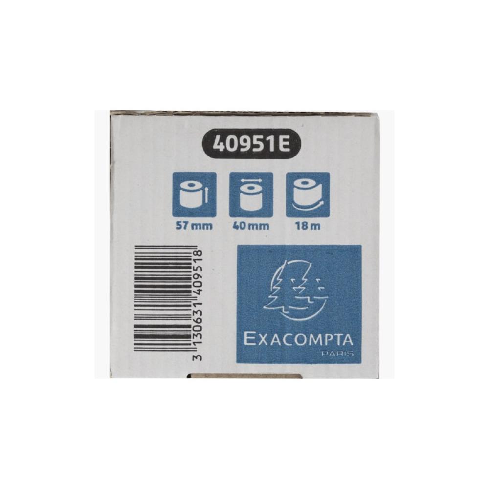 Exacompta - 40951E papel térmico 18 m