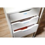 DYMO - D1 etiquetas auténticas / impresión azul sobre fondo blanco / 9 mm × 7 m / etiquetas autoadhesivas para etiquetadoras Lab