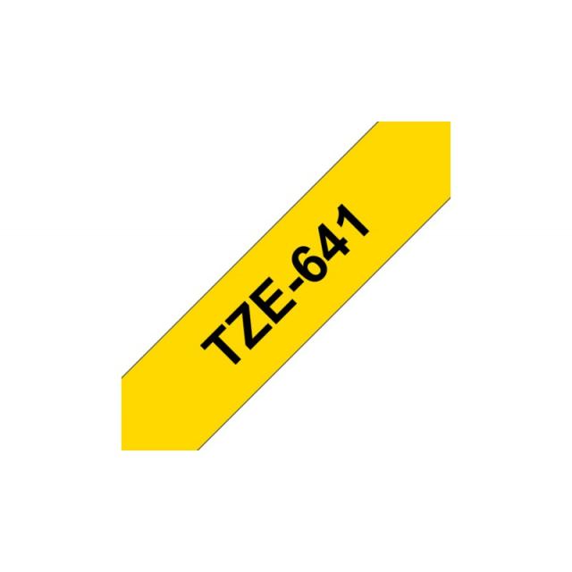 Brother - TZE-641 cinta para impresora de etiquetas Negro sobre amarillo