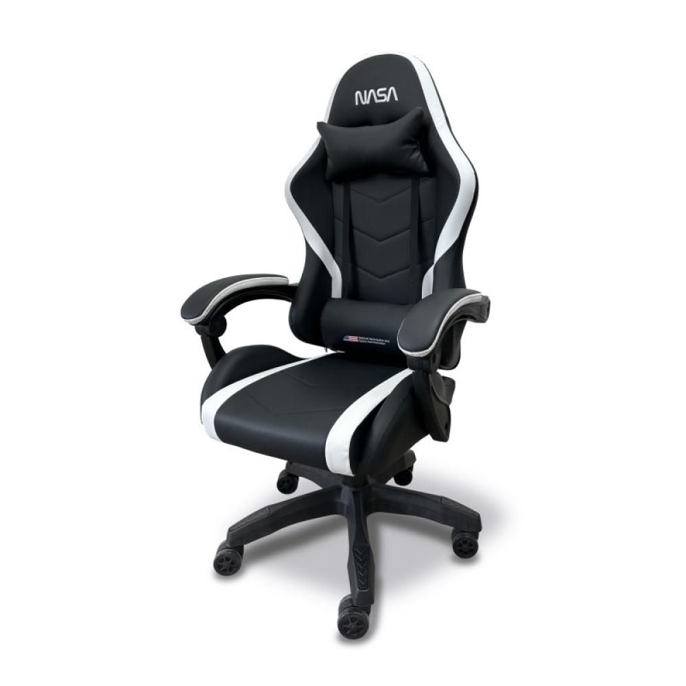 NASA - SILLA GAMING ORION NEGRO Y BLANCO