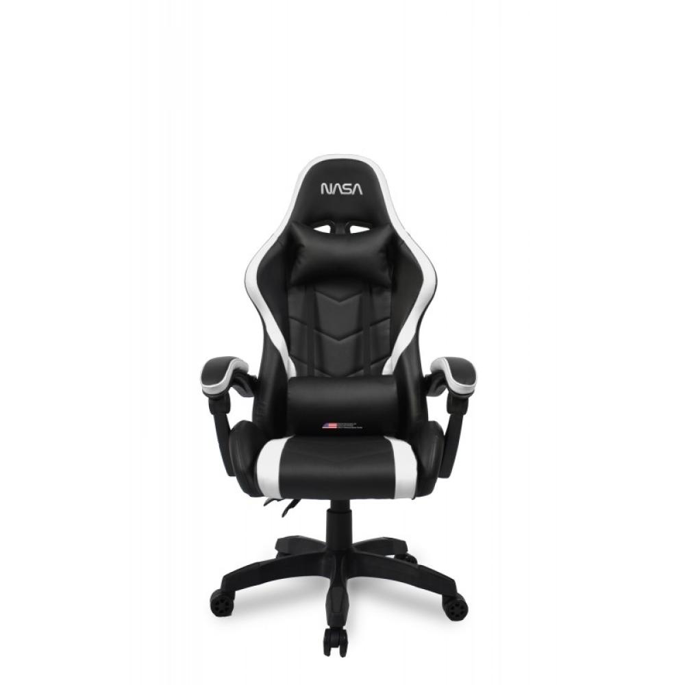 NASA - SILLA GAMING ORION NEGRO Y BLANCO