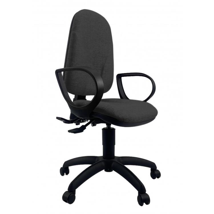 UNISIT - UNISIT SILLA ADMINISTRATIVA CP TEAM NEGRA REPOSABRAZOS FIJOS