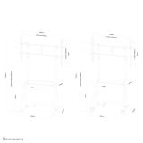 Neomounts - NS-M3800BLACK Carro para TV 60-100"