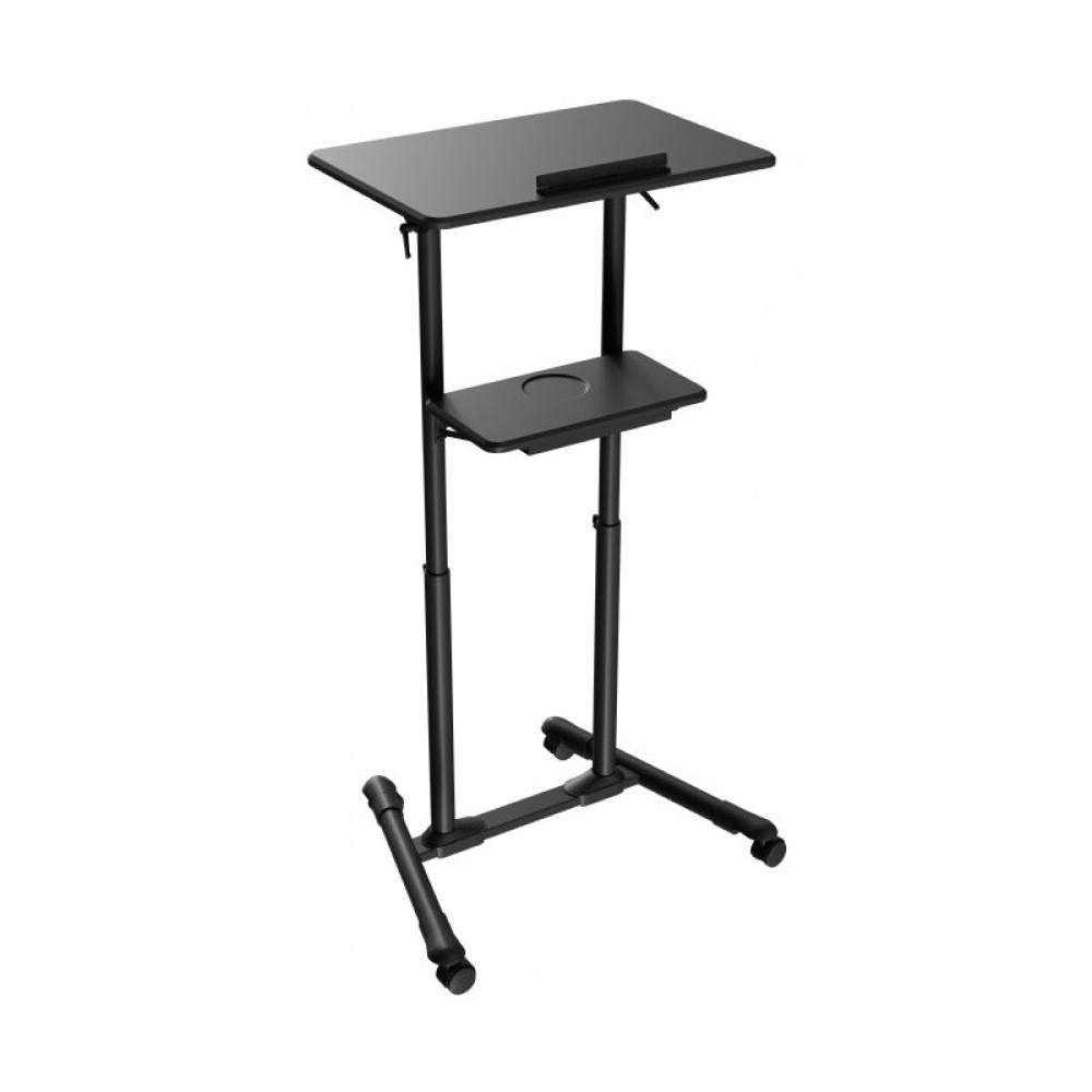 Gembird - TVS-DESK-01-BK escritorio de pie Negro