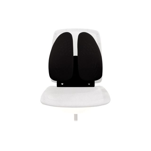 Fellowes - 8026401 soporte lumbar para respaldos Negro