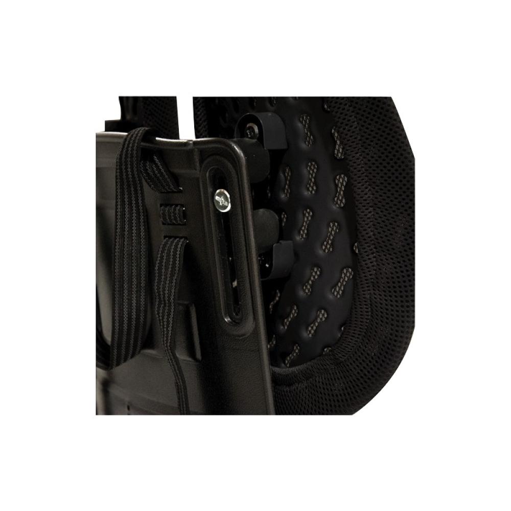 Fellowes - 8026401 soporte lumbar para respaldos Negro