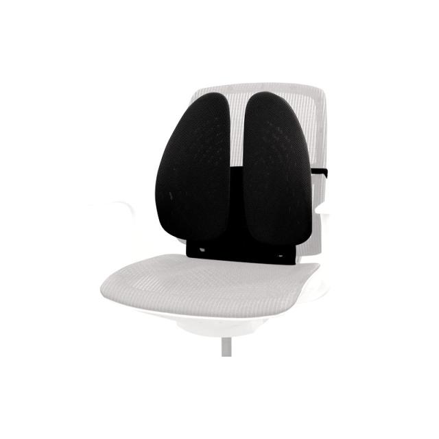 Fellowes - 8026401 soporte lumbar para respaldos Negro