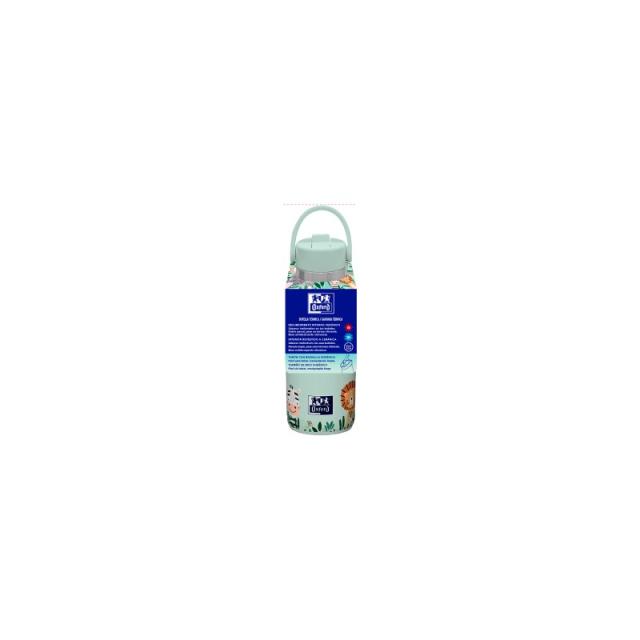 Oxford - 400181341 bidón de agua Uso diario 350 ml Acero inoxidable Verde claro, Multicolor