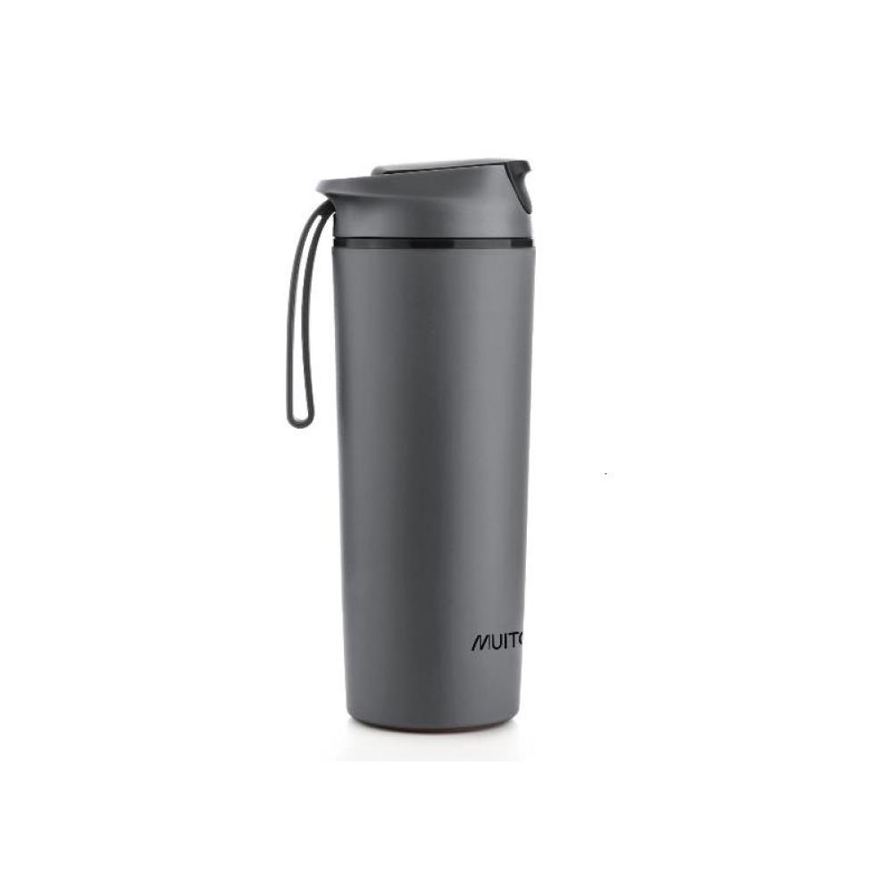 Muitomas - NFDBOTTLE450BK bidón de agua Uso diario 450 ml Polipropileno (PP) Negro