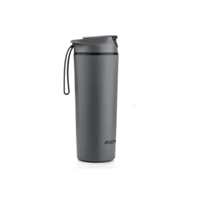 Muitomas - NFDBOTTLE450BK bidón de agua Uso diario 450 ml Polipropileno (PP) Negro