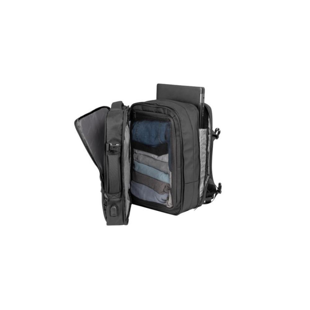 NATEC - NTO-2116 mochila de excursión Negro