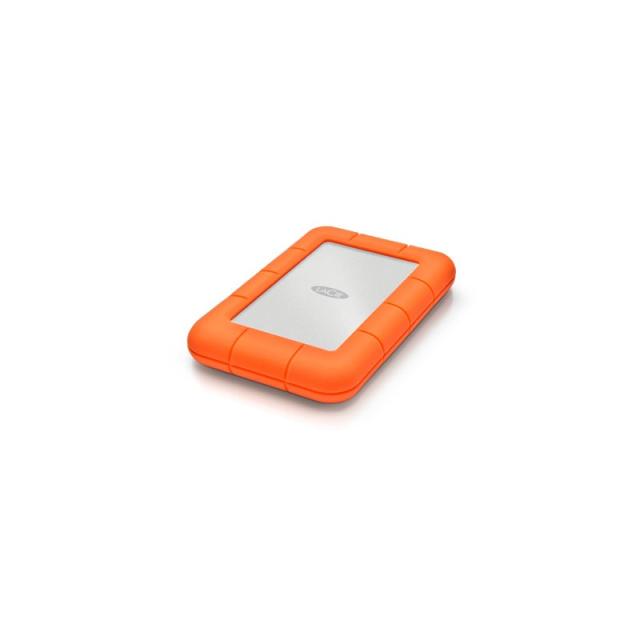 LaCie - Rugged Mini disco duro externo 2 TB 5400 RPM Micro-USB B 3.2 Gen 1 (3.1 Gen 1) Naranja, Plata