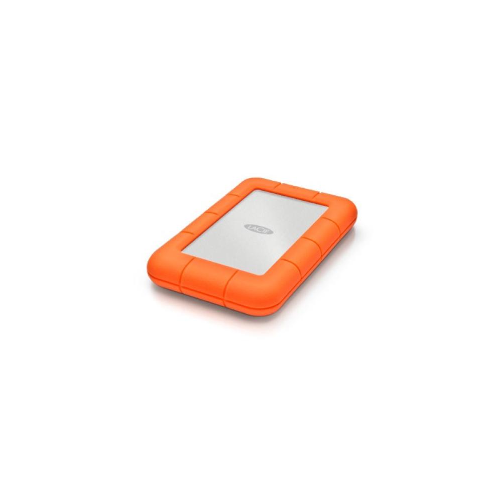 LaCie - Rugged Mini disco duro externo 2 TB 5400 RPM Micro-USB B 3.2 Gen 1 (3.1 Gen 1) Naranja, Plata