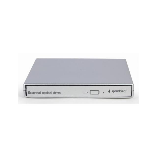 Gembird - DVD-USB-021-SV unidad de disco óptico Interno DVD±RW Plata