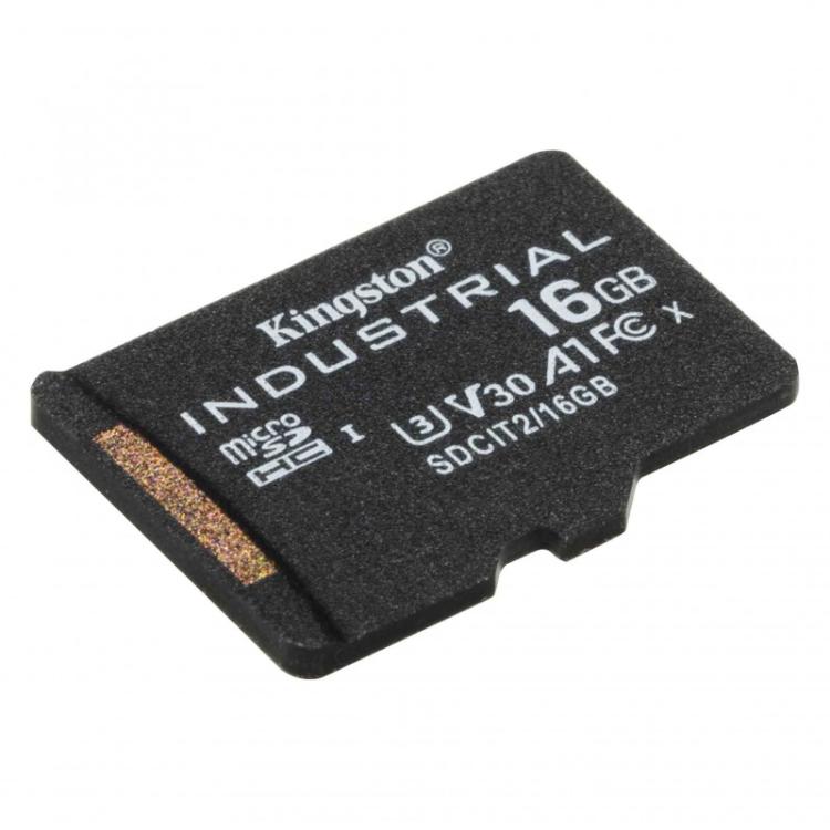 Kingston Technology - Tarjeta 16GB microSDHC Industrial C10 A1 pSLC paquete individual sin adaptador