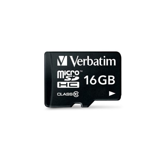 Verbatim - Premium 16 GB MicroSDHC Clase 10 - 44082