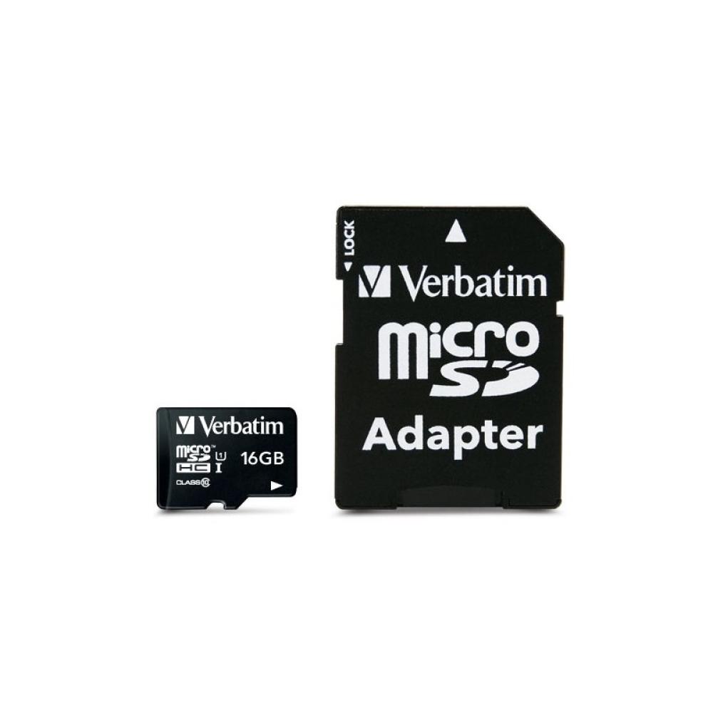 Verbatim - Premium 16 GB MicroSDHC Clase 10 - 44082